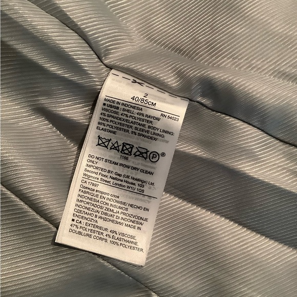 Banana Republic Long and Lean Leopard Blazer Size 2 - Picture 6 of 8